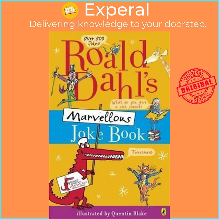 Sách - Roald Dahl's Marvellous Joke Book by Roald Dahl (UK edition, paperback)