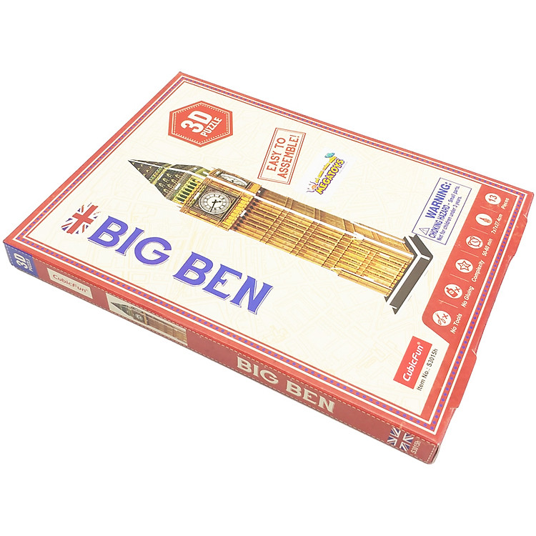 Mua Mô Hình Giấy 3D Đồng Hồ Big Ben Chính hãng Tiết kiệm - Hình ảnh 5