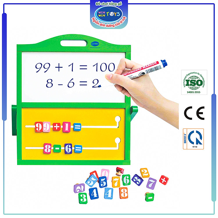 Mua tại Tiki: Đồ chơi gỗ Bảng tính Winwintoys 68112 Chính hãng Giá tốt
