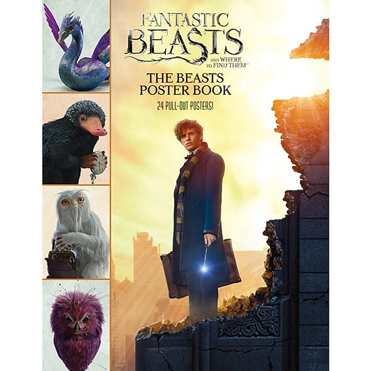 Sách Harry Potter: Fantastic Beasts And Where To Find Them (Paperback) The Beasts Poster Book (English Book)