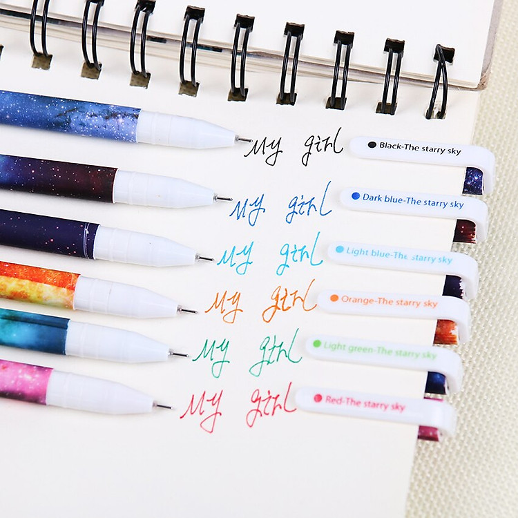 Bộ Bút Mực Nước Gel (10 chiếc) - Ảnh 7