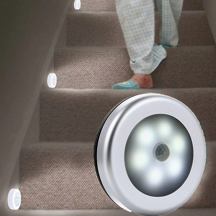Đèn Led Cảm biến chuyển động trong đêm thông minh chạy dùng bằng pin Mai Lee - Hàng chính hãng