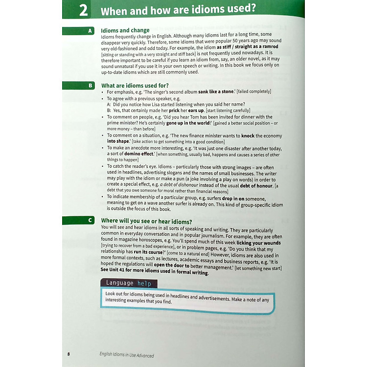 English Idioms In Use Advanced Book With Answers - Ảnh 6