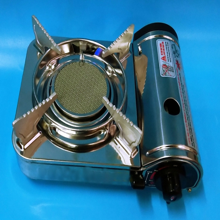 Bếp gas mini hệ thống đầu đốt than tổ ong