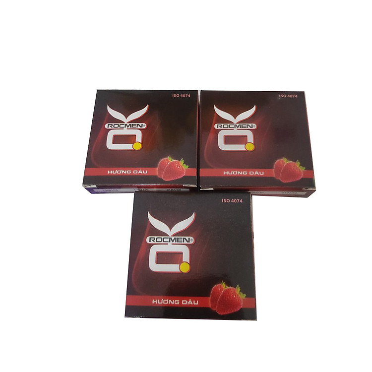 Combo 3 hộp bao cao su Rocmen OK, 9 bcs