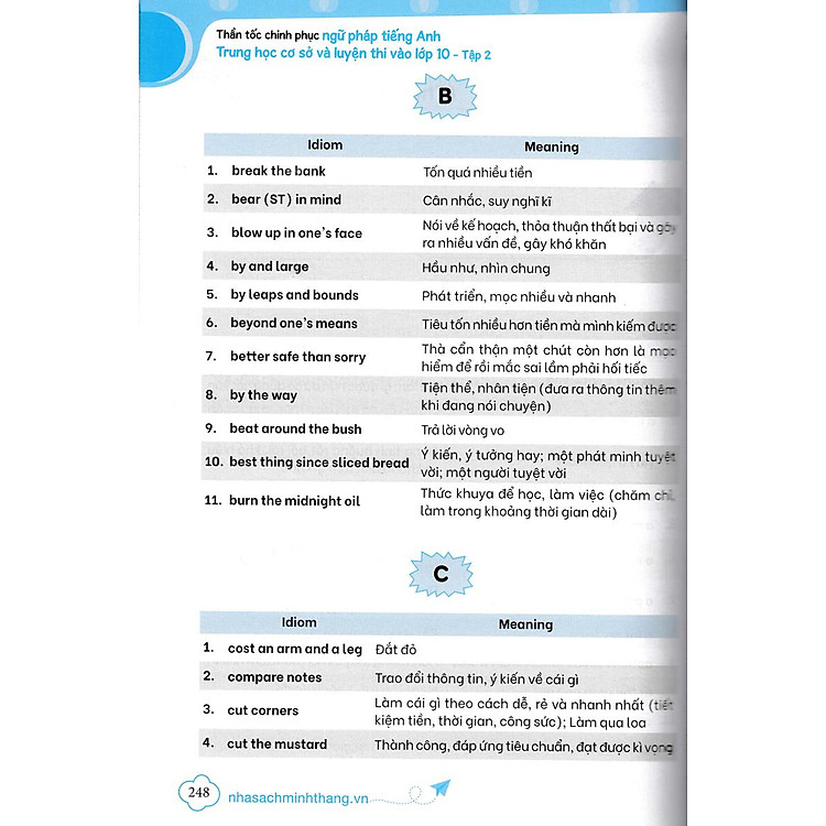 Thần Tốc Chinh Phục Ngữ Pháp Tiếng Anh Trung Học Cơ Sở Và Luyện Thi Vào Lớp 10 Tập 2 (Cơ Bản Và Nâng Cao) - Ảnh 2