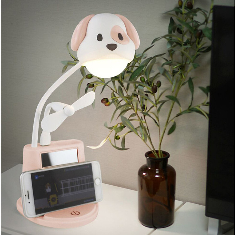 Đèn Học Để Bàn 4 Trong 1 Hình Con Chó