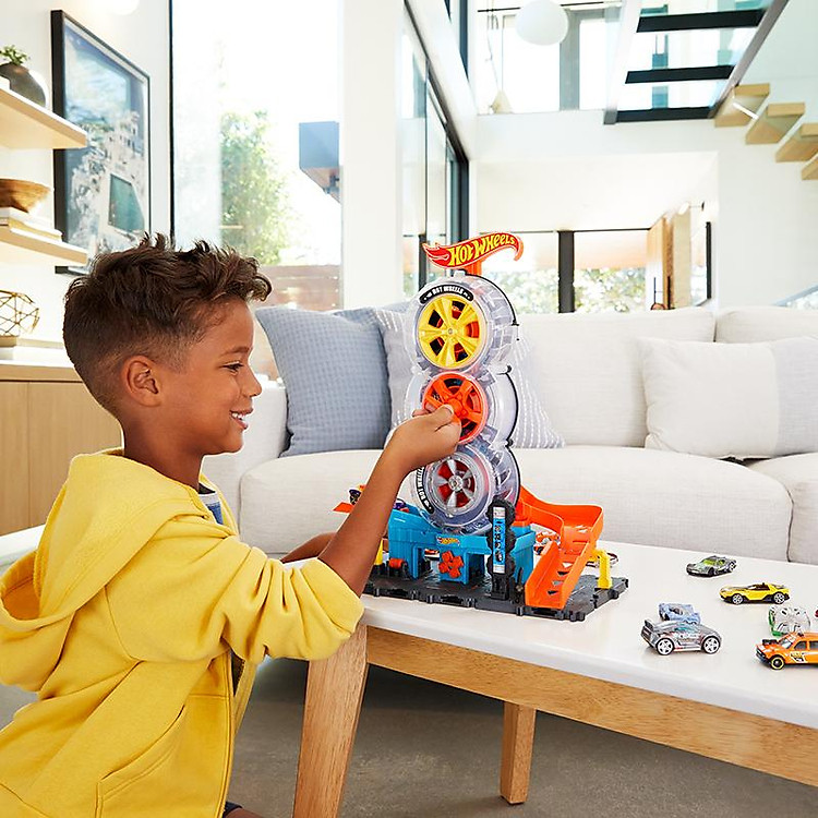 Đồ Chơi HOT WHEELS Trạm Vận Chuyển Chính hãng Giá rẻ - Hình ảnh 4