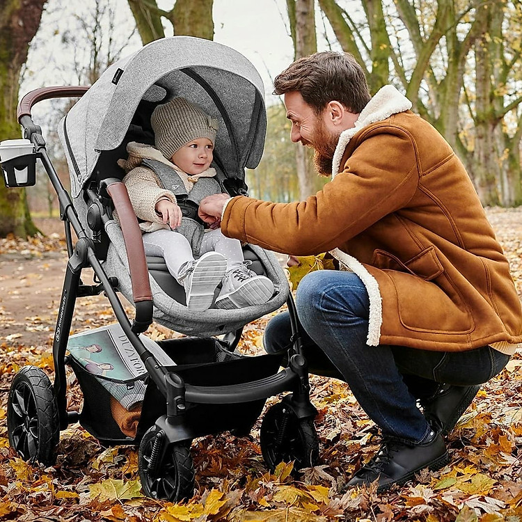 Bộ xe đẩy Kinderkraft XMOOV 3IN1 cho bé Chính hãng Tiết kiệm - Hình ảnh 5
