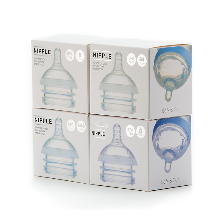 Núm ti Silicone Mamachi 2 tia Tiết kiệm - Hình ảnh 2