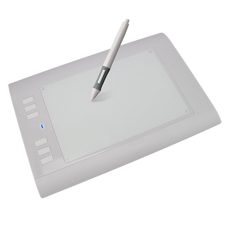 Bảng Vẽ Đồ Họa Cảm Ứng Điện Tử H58L Tặng Kèm 02 Đèn LED USB Cao Cấp AZONE