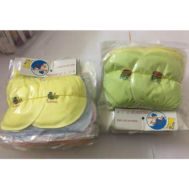 Set 10 bộ bao tay-chân cho bé trai bé gái, bao tay chân sơ sinh