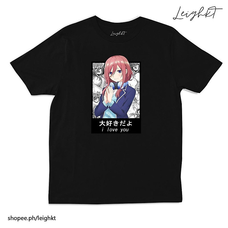 SALE 50%) Áo thun Hentai Ichika Nino Miku Yotsuba Itsuki Nakano Lewd Manga siêu chất độc đẹp giá rẻ nhất