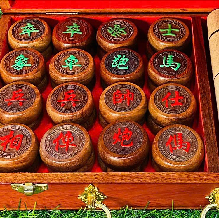 Combo bàn cờ tướng gỗ hương Chính hãng Giá rẻ - Hình ảnh 4