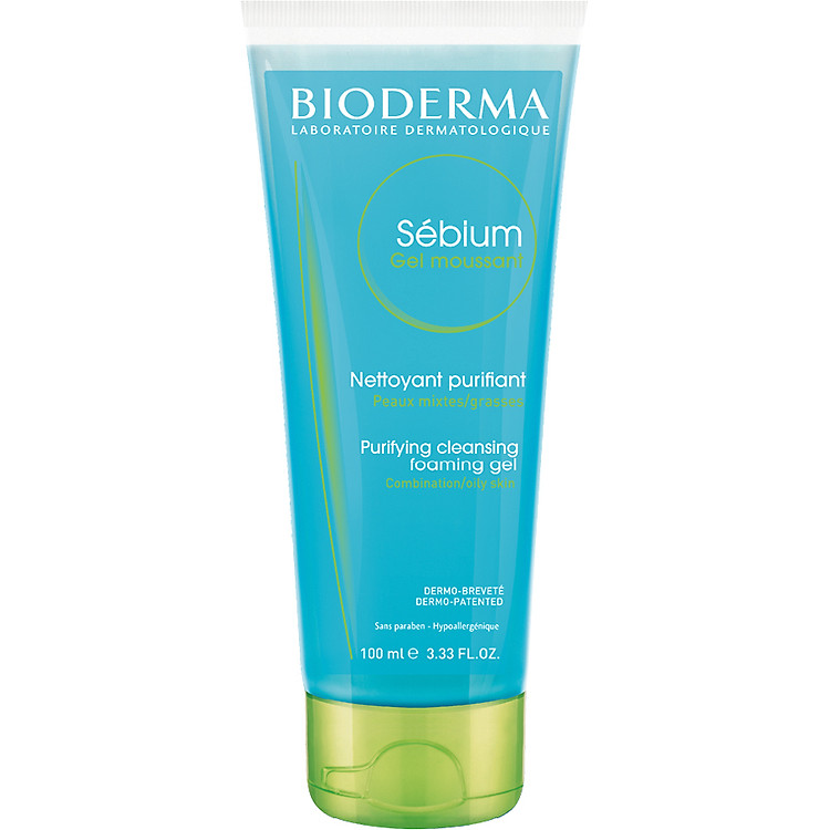 Gel Rửa Mặt Tạo Bọt, Không Chứa Xà Phòng Bioderma Sebium Gel Moussant