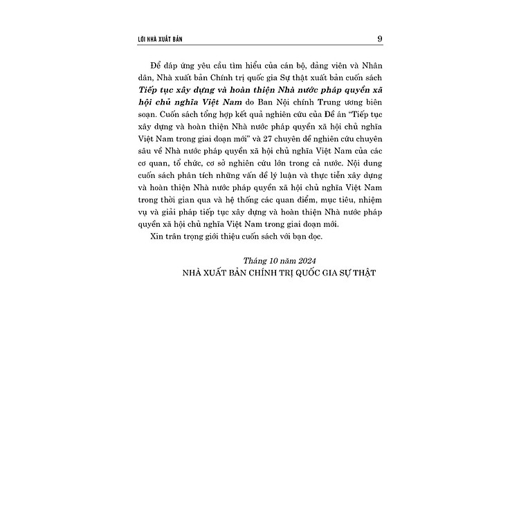 Tiếp tục xây dựng và hoàn thiện Nhà nước pháp quyền xã hội chủ nghĩa Việt Nam - Ảnh 4
