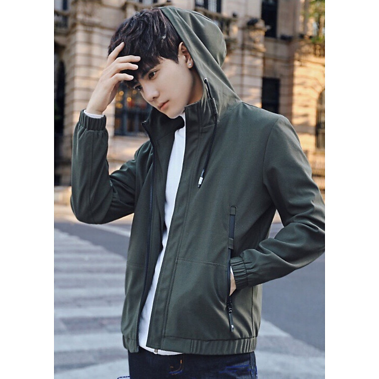 Áo Khoác Dù Nam 2 Lớp Phối Nón Hàn Quốc Cao Cấp ShopN6 KM06