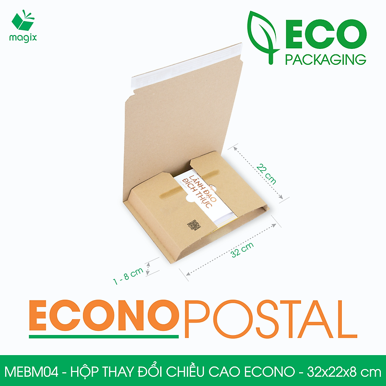 Hộp Đóng Sách MEBM04 (32x22x8 cm, 100 hộp) - Ảnh 2
