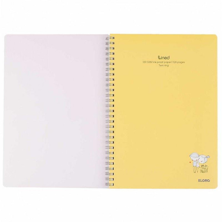 Vở Kẻ Ngang Lò Xo KLONG B5 (120 trang) - Ảnh 2