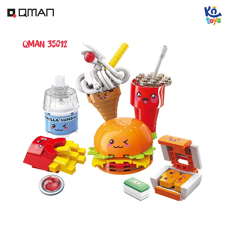 Đồ chơi xếp hình 6 in 1 Qman Chính hãng Ưu đãi