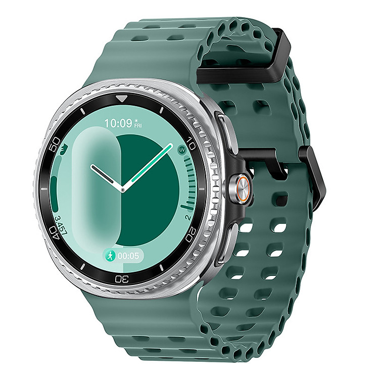 Dây đeo Silicone Ocean cho Samsung Galaxy Watch 8 40mm / 44mm & Galaxy Watch 8 Classic 46mm - Hàng Chính Hãng