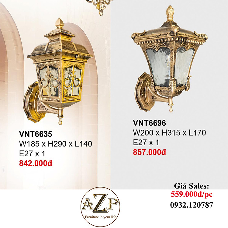 ĐÈN ĐỒNG / ĐÈN ỐP VÁCH / ĐÈN TRANG TRÍ / ĐÈN THẢ TRẦN / ĐÈN TREO TƯỜNG PHÒNG KHÁCH / PHÒNG NGỦ / ĐÈN TRANG TRÍ NHÀ HÀNG KHÁCH SẠN AZP-VNT6635 / VNT6696 phong cách đương đại, hàng nhập khẩu AZP
