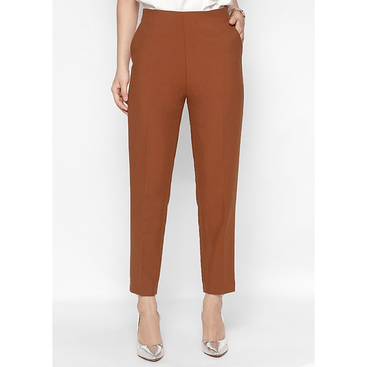 Quần Dài Không Li De Leah - Cam Nâu