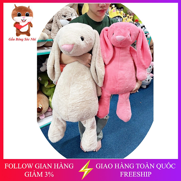 Tìm mua tại Avakids: Gấu bông thỏ Jellycat 40cm cao cấp - Ngập tràn khuyến mãi