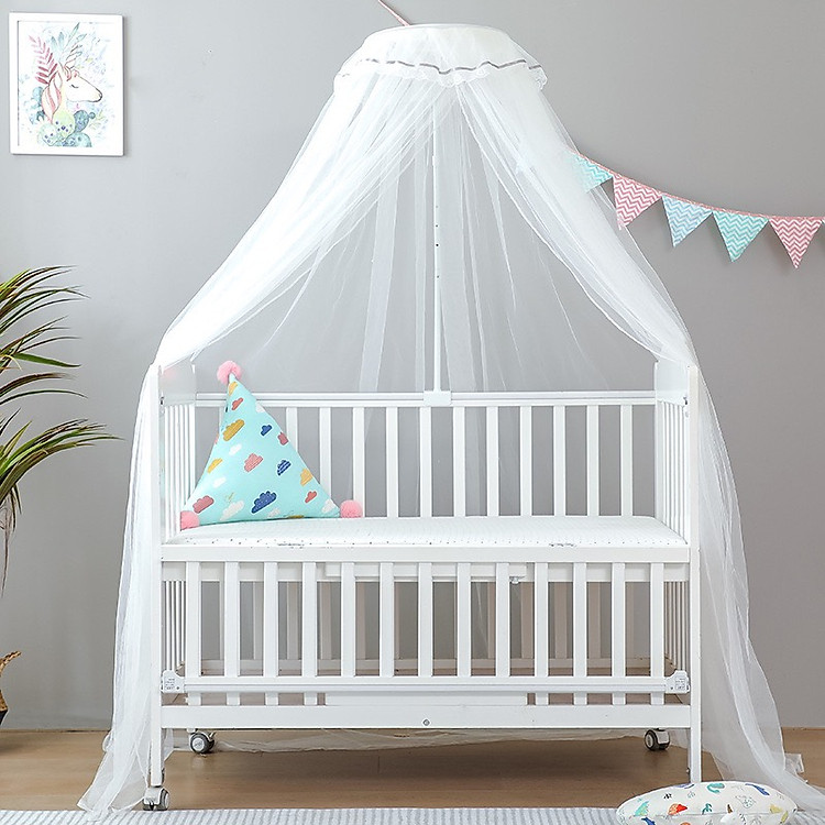 Mua tại Lazada: Giường cũi gỗ trắng cho bé Chính hãng, giá tốt