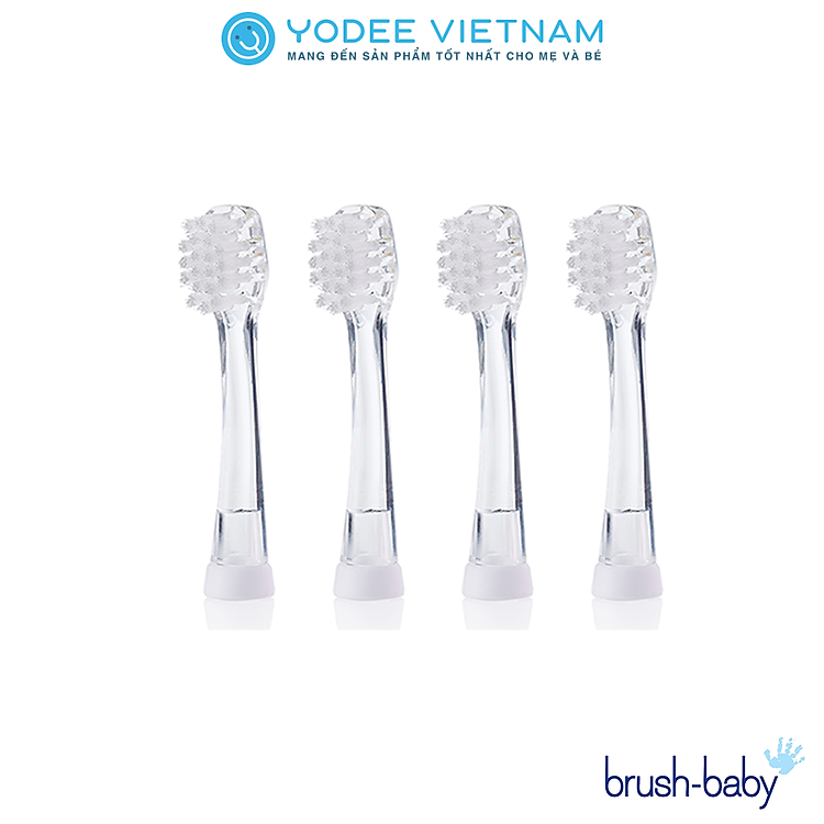 Chọn mua tại Shopee: Brush-Baby Bộ 4 Đầu Bàn Chải Thay Thế mua giá tốt nhất tại Shop Mall