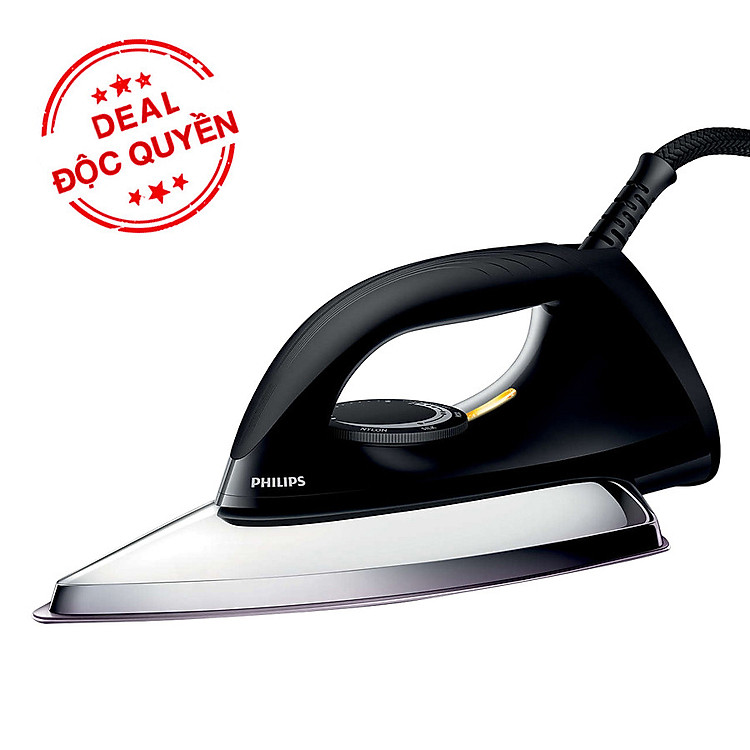 Bàn Ủi Khô Philips HD1174 (1200W) - Đen - Hàng Chính Hãng