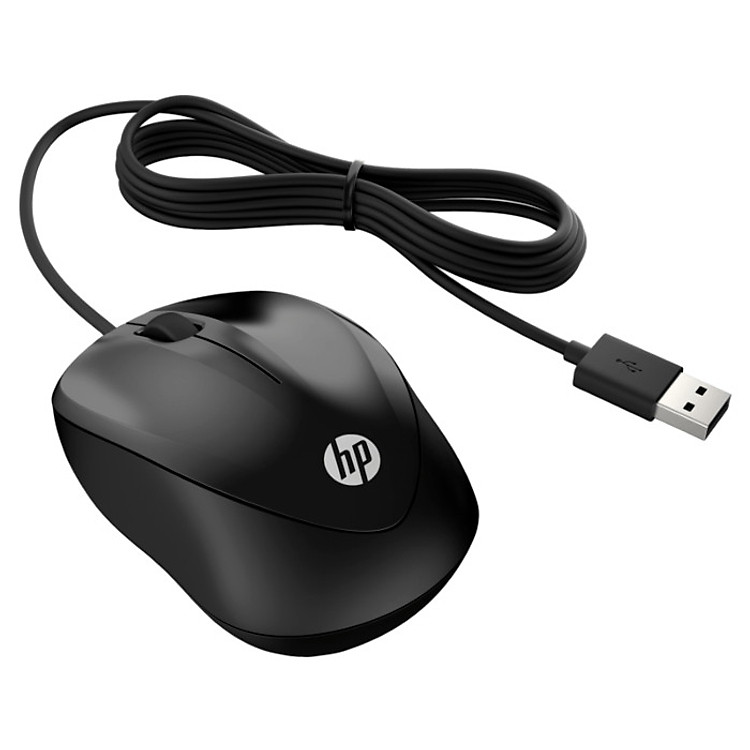 Chuột có dây HP 1000 Wired Mouse A/P_4QM14AA - Hàng Chính Hãng