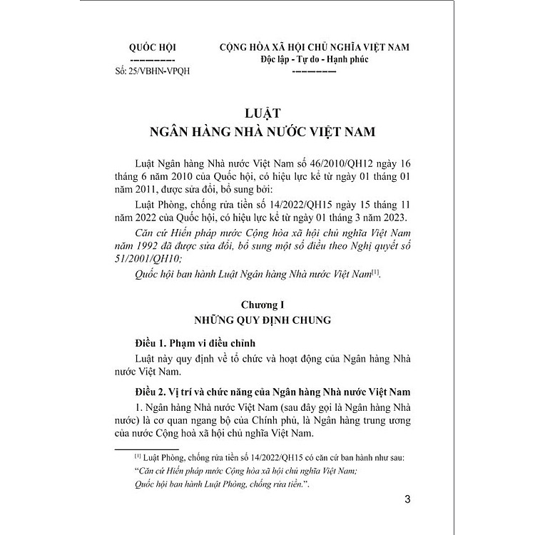 Luật Ngân Hàng Nhà Nước Việt Nam (Sửa đổi, bổ sung năm 2022) - Ảnh 3