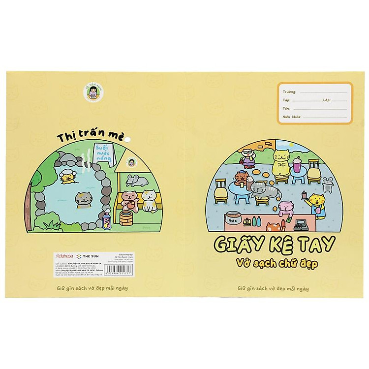 Giấy Kê Tay Thị Trấn Mèo - The Sun (Màu Cam) - Ảnh 3