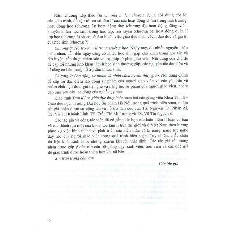 Giáo Trình Tâm Lí Học Giáo Dục - Ảnh 5