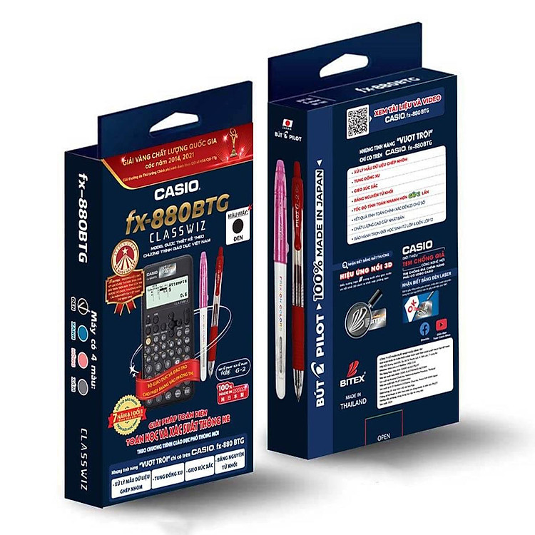 Máy Tính Casio FX-880BTG - Màu Xanh Dương - Ảnh 7