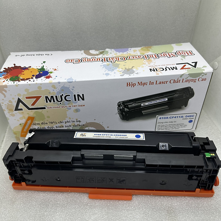 Hộp mực AZ CRG-046BK, 046C, 046Y, 046M dùng cho máy in Canon i-SENSYS MF735Cx, MF734Cdw, MF732Cdw, LBP654 - Hàng chính hãng