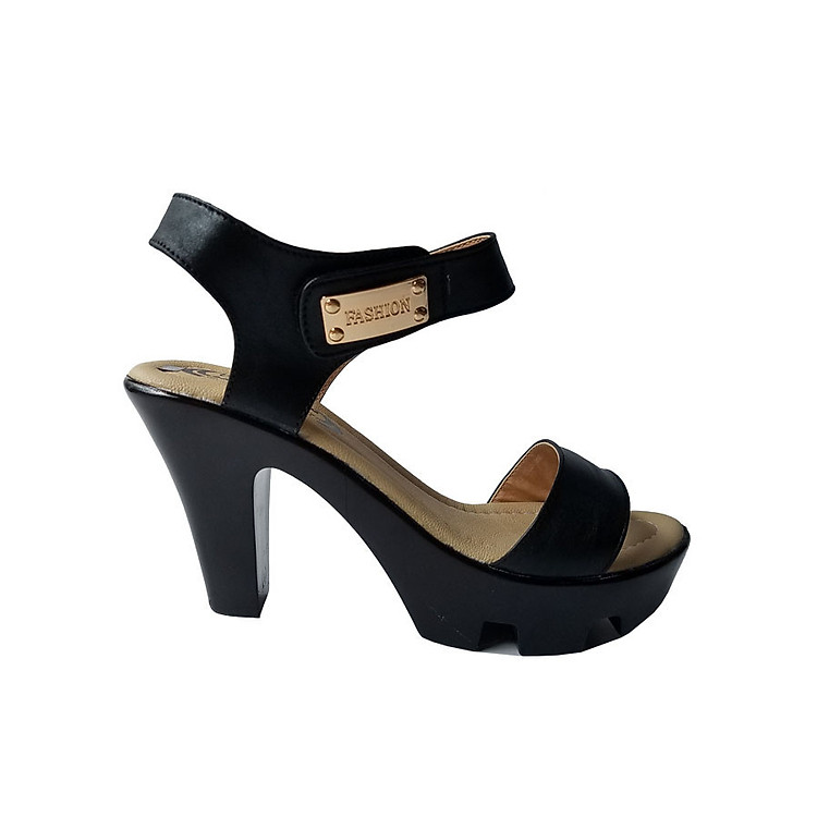 Sandal Cao Gót Nữ Da Bò BIGGBEN Cao Cấp SDCG47