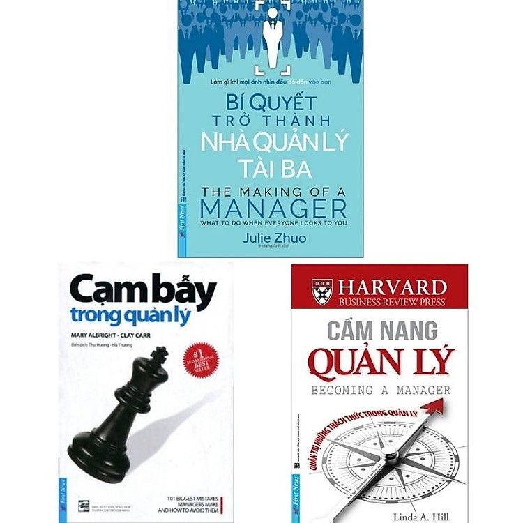 Combo 3 Cuốn Sách Giúp Trở Thành Nhà Quản Lý Tài Ba