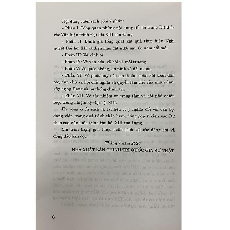 Những Nội Dung Cốt Lõi Trong Dự Thảo Các Văn Kiện Trình Đại Hội XIII Của Đảng - Ảnh 4