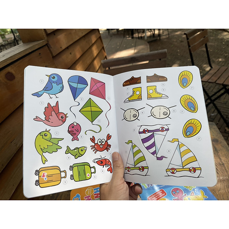 DÁN HÌNH THÔNG MINH: Cho bé 1-5 tuổi sách tương tác vừa học vừa chơi - Ảnh 4