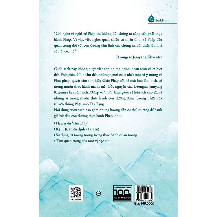 Không Mưu Cầu Hạnh Phúc: Một Hướng Dẫn Cho Thực Hành Pháp Sơ Khởi - Ảnh 4