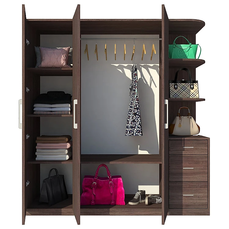 Tủ gỗ quần áo đẹp, sang trọng