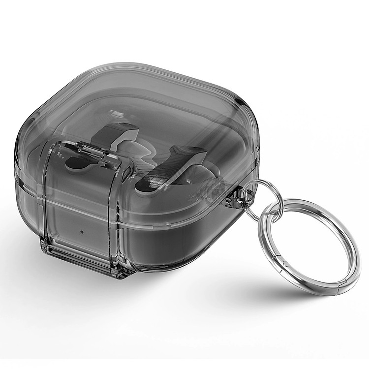 Ốp Case cho Samsung Galaxy Buds 4 / Buds 4 Pro Kai.N Crystal Lock Trong Suốt Chống Sốc Có Khoá An Toàn Kèm Móc Treo_ Hàng chính hãng