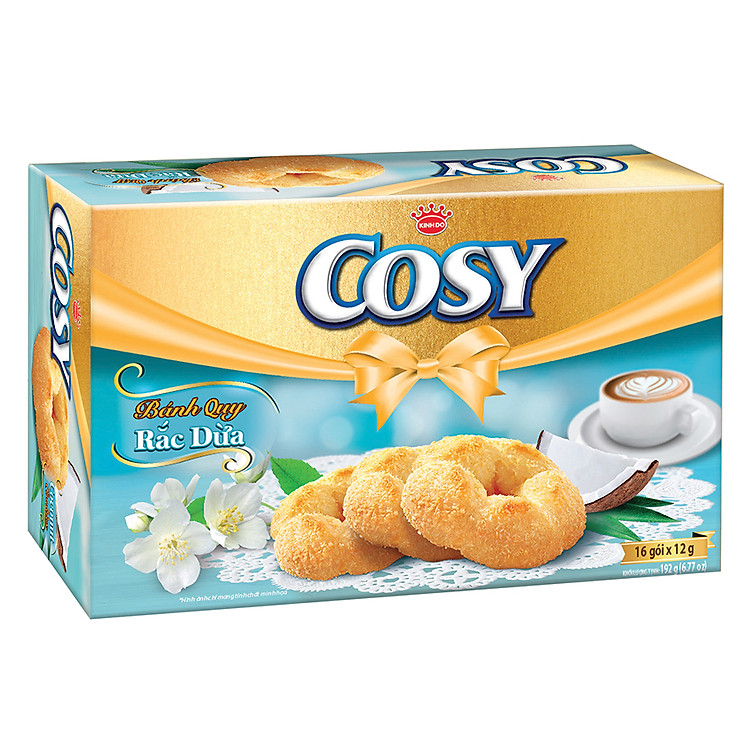 Bánh Quy Kinh Đô Cosy Rắc Dừa Hộp 192g