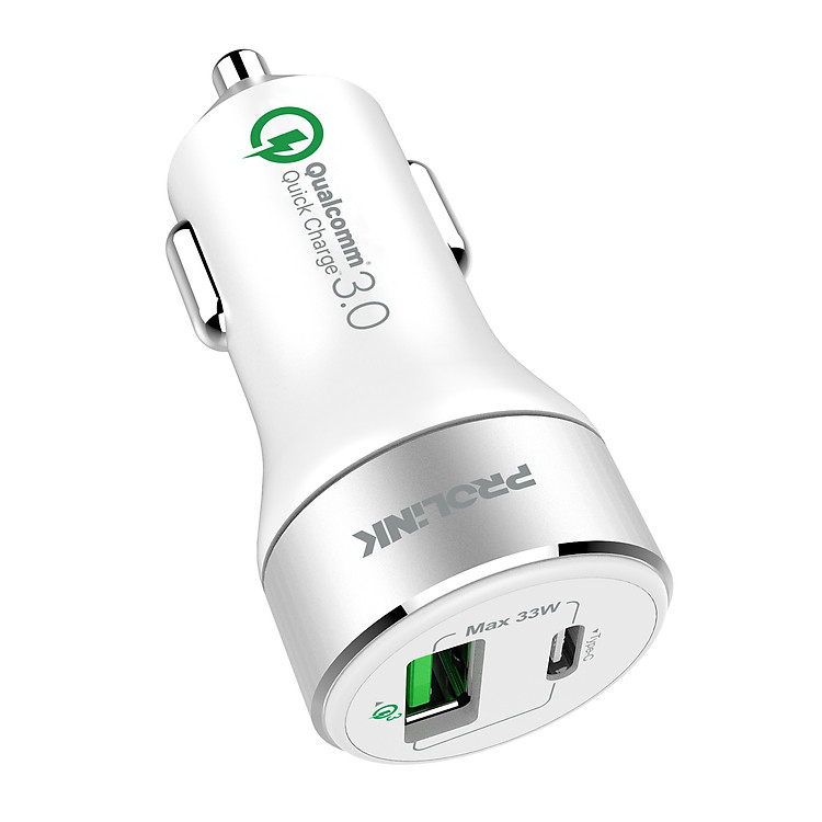 Sạc ô tô 2 cổng Prolink PCC23301 - Hàng chính hãng