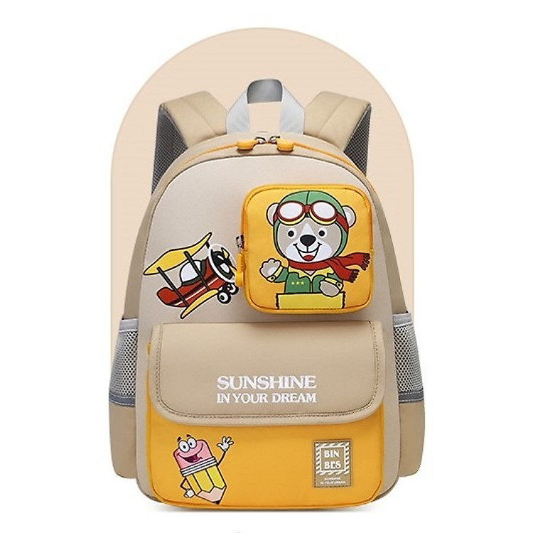 Balo SUN EIGHTB B-3535 mẫu giáo nhiều họa tiết