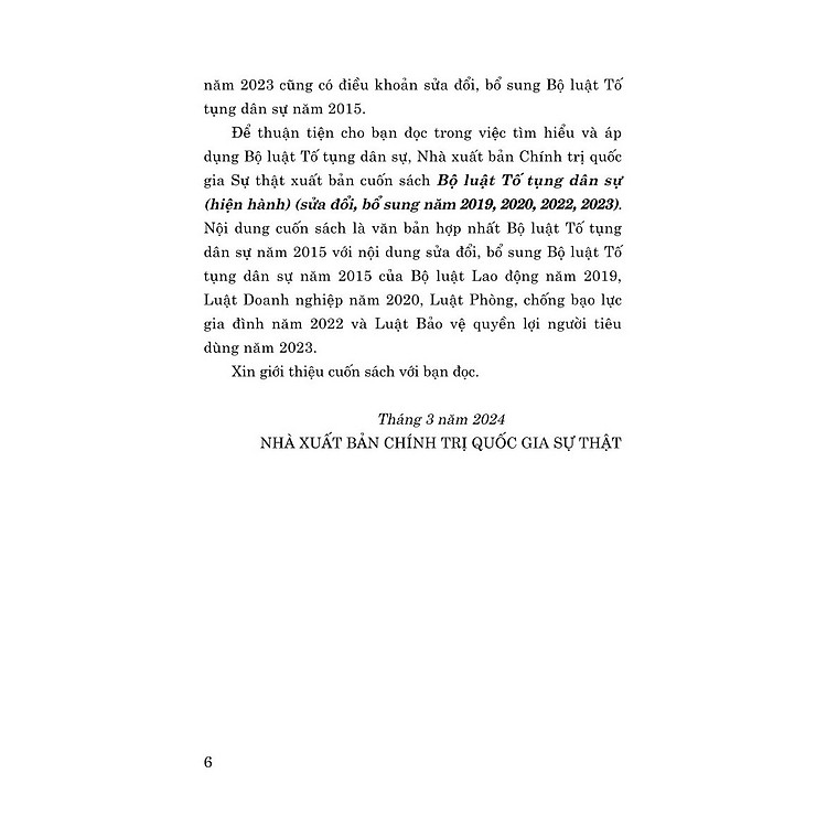 Bộ luật Tố tụng Dân sự (Hiện hành) (sửa đổi, bổ sung năm 2019, 2020, 2022, 2023) - Ảnh 6