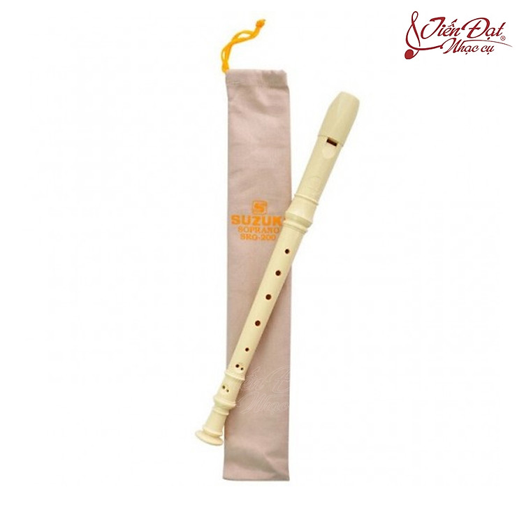 Sáo Tiêu Recorder SUZUKI SRG-200, Tone G, Kèm Túi Vải Đựng