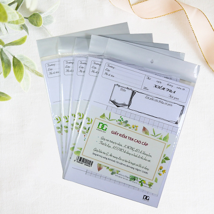 Giấy Kiểm Tra 4 Ô Ly (12 tờ)